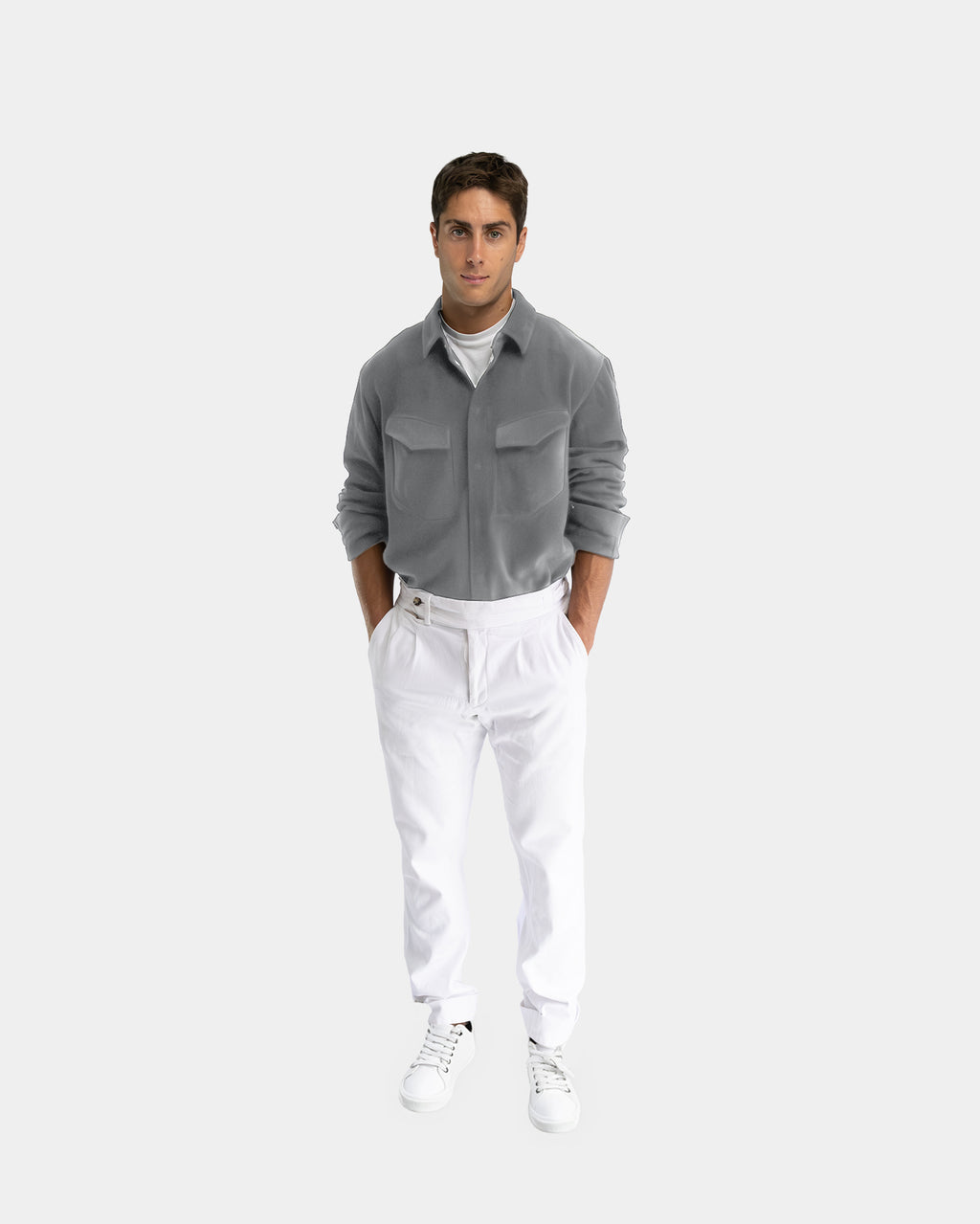 Arc Leather Shirt