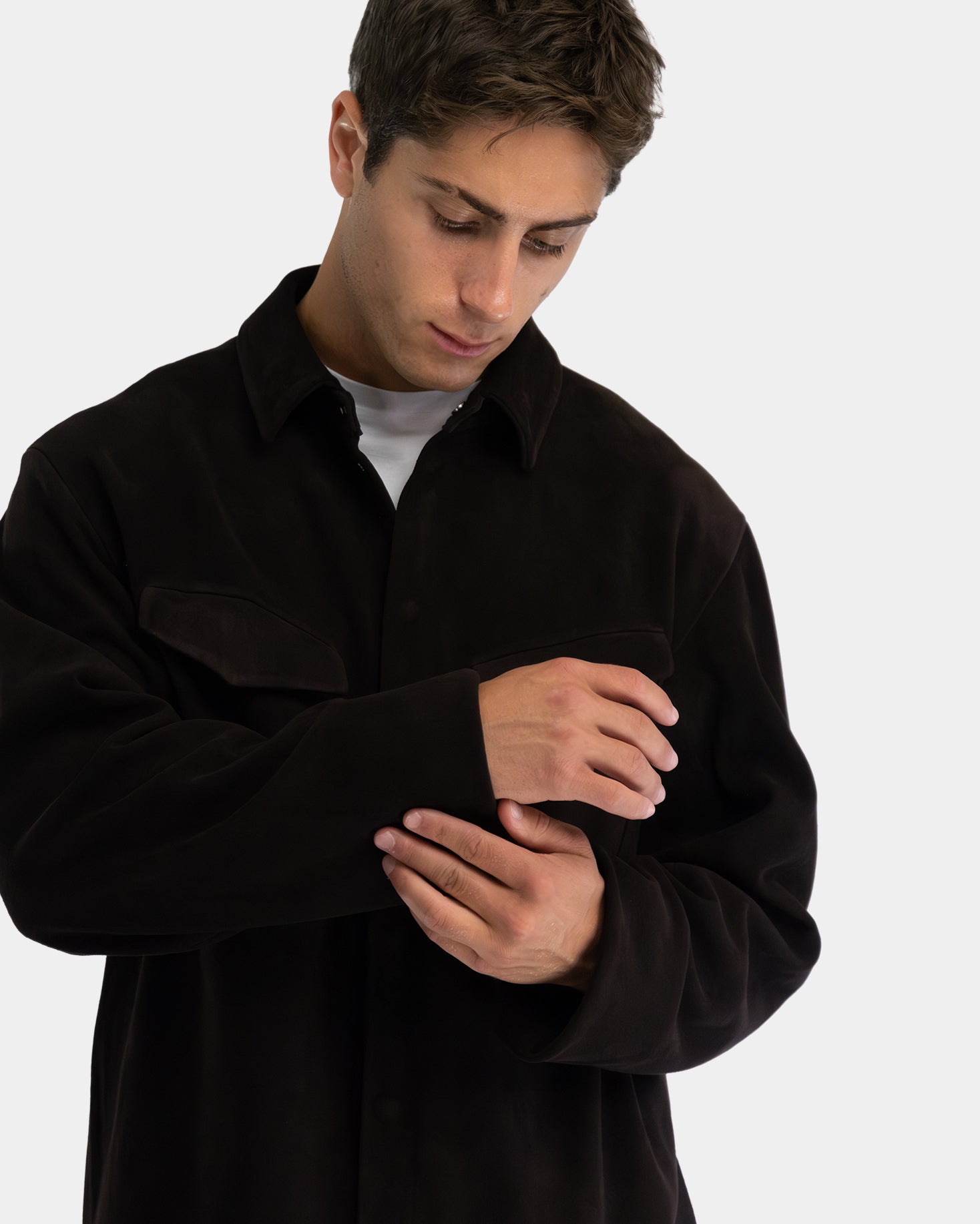 Arc Leather Shirt