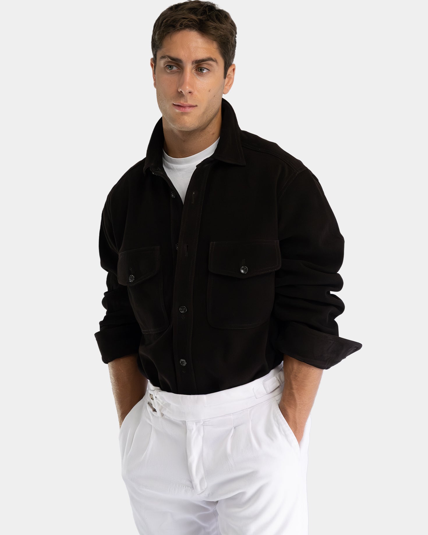 Western Leather Shirt