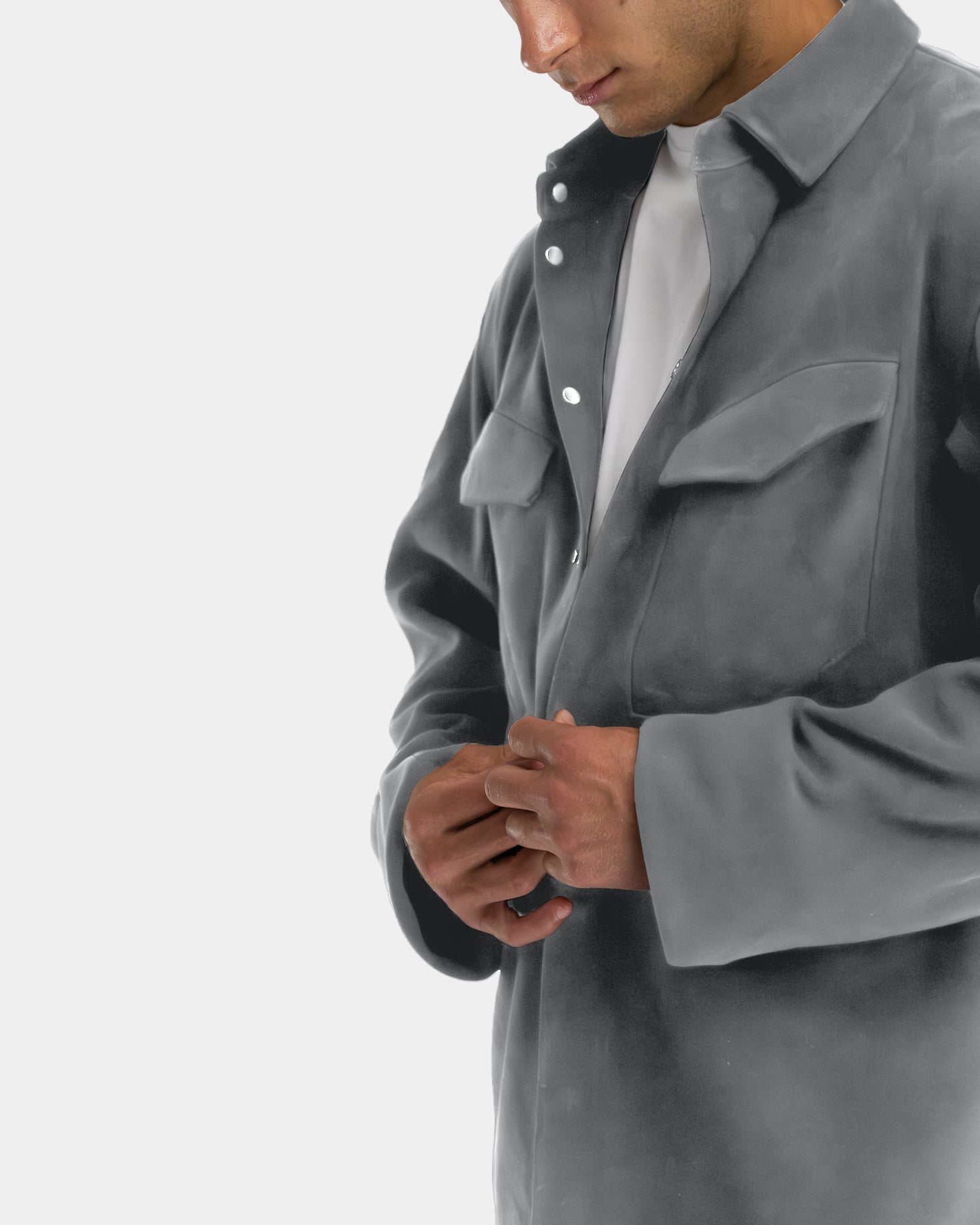 Arc Leather Shirt