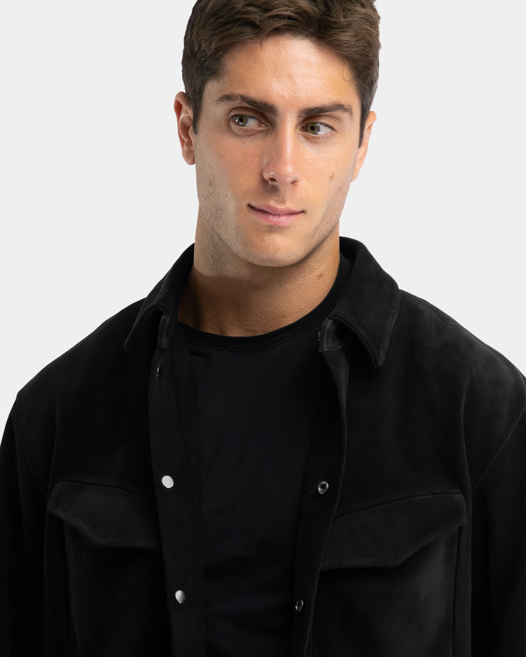 Arc Leather Shirt