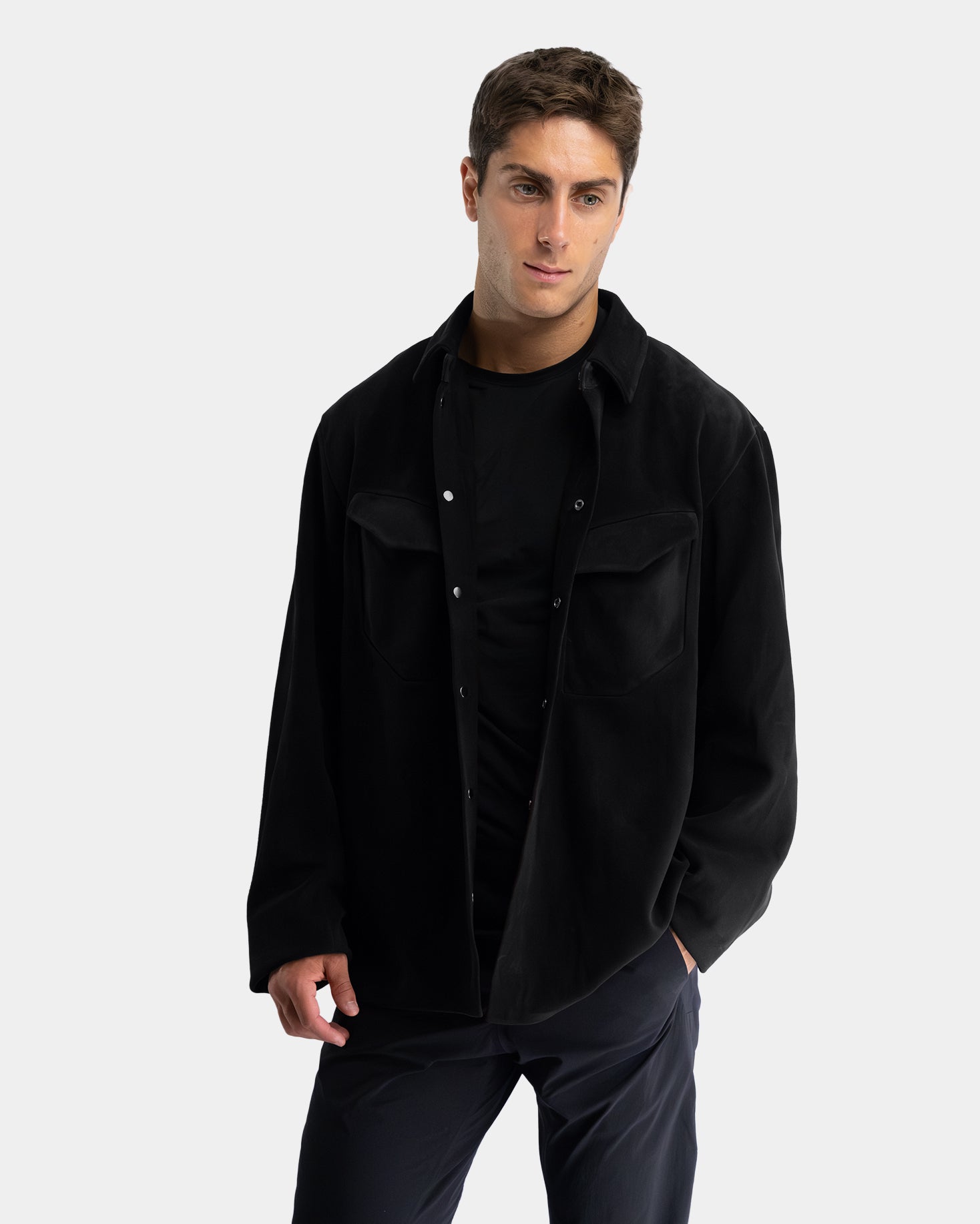 Arc Leather Shirt