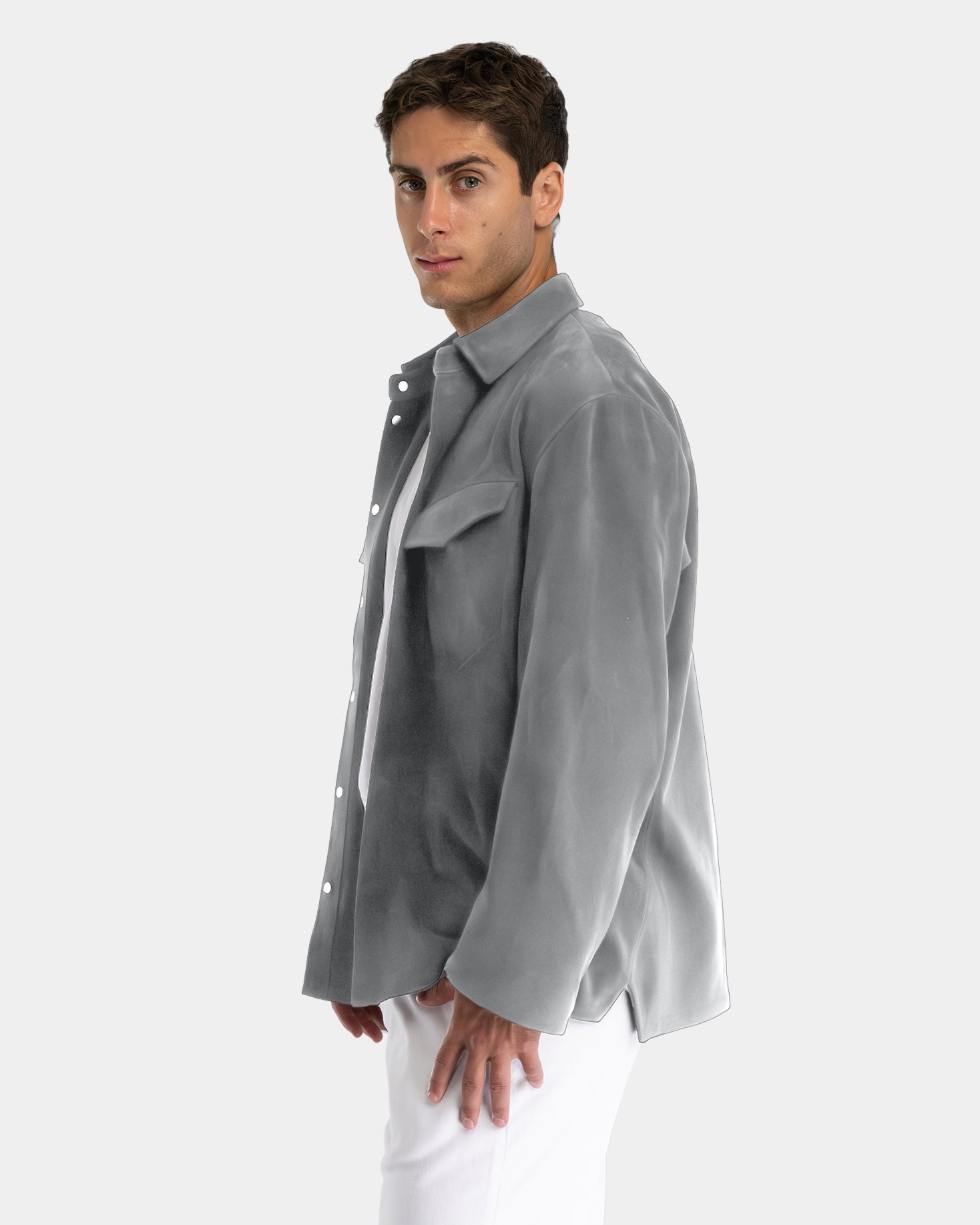 Arc Leather Shirt