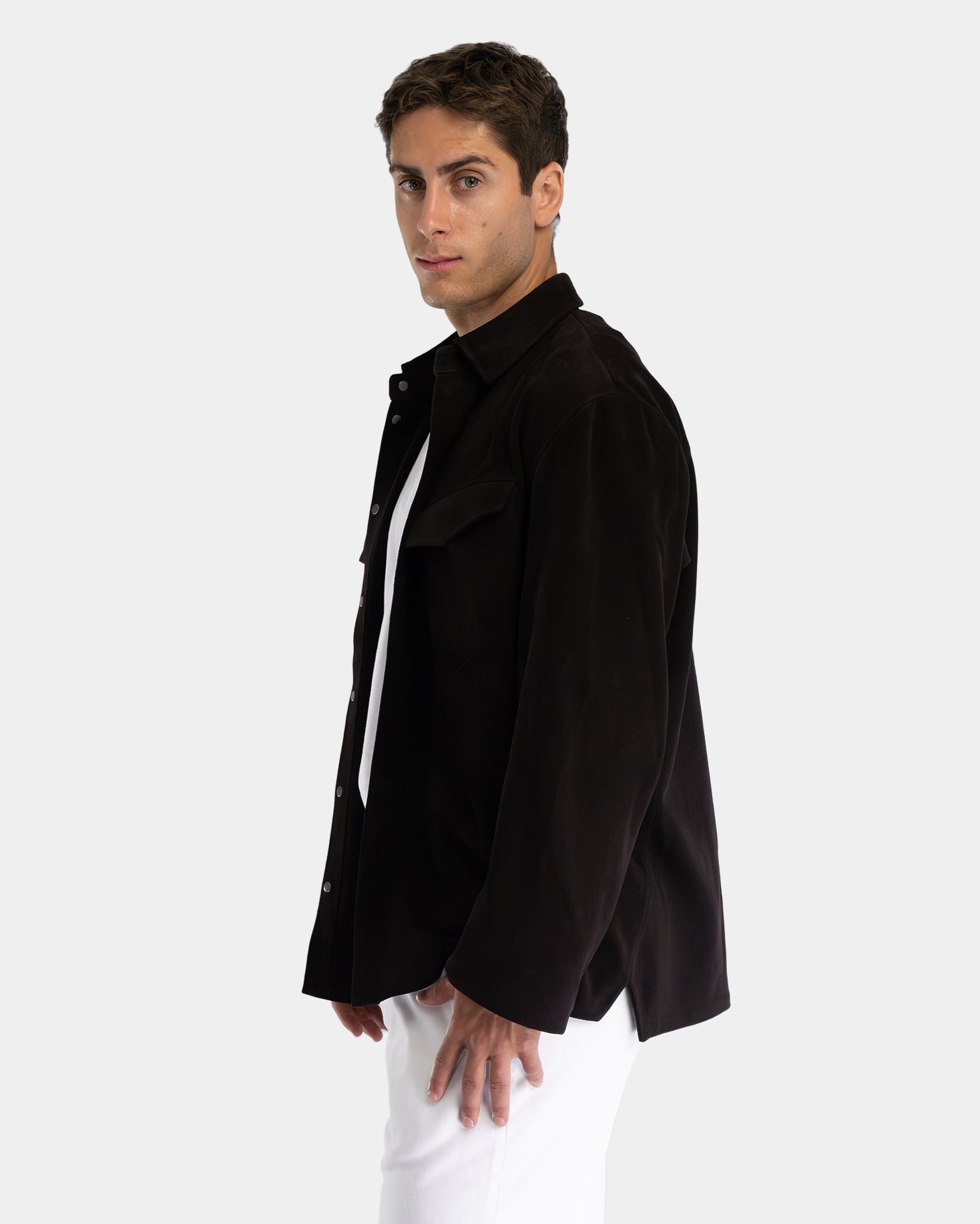 Arc Leather Shirt