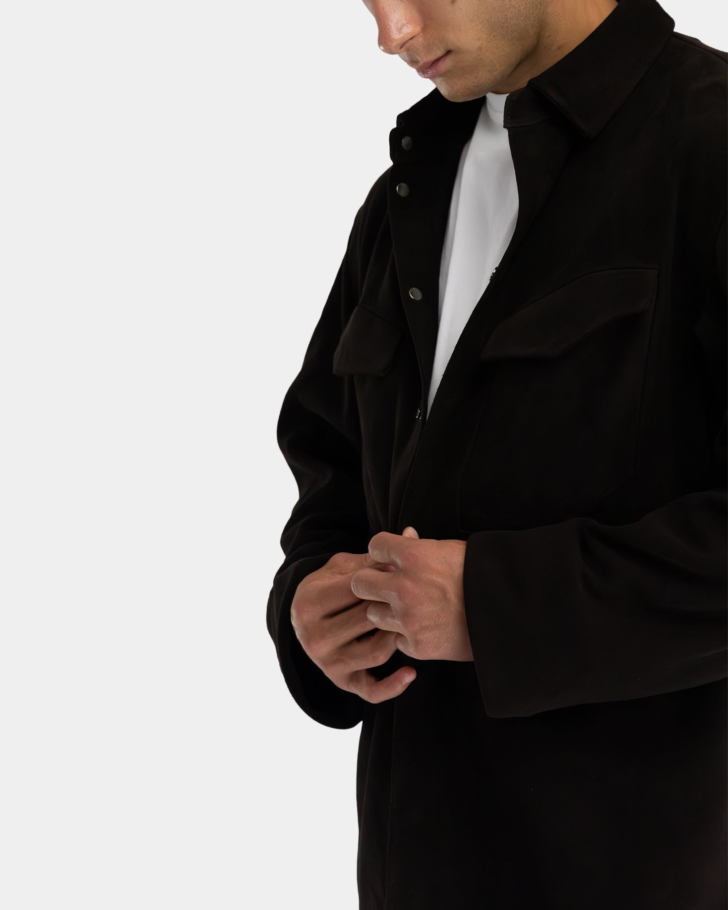Arc Leather Shirt
