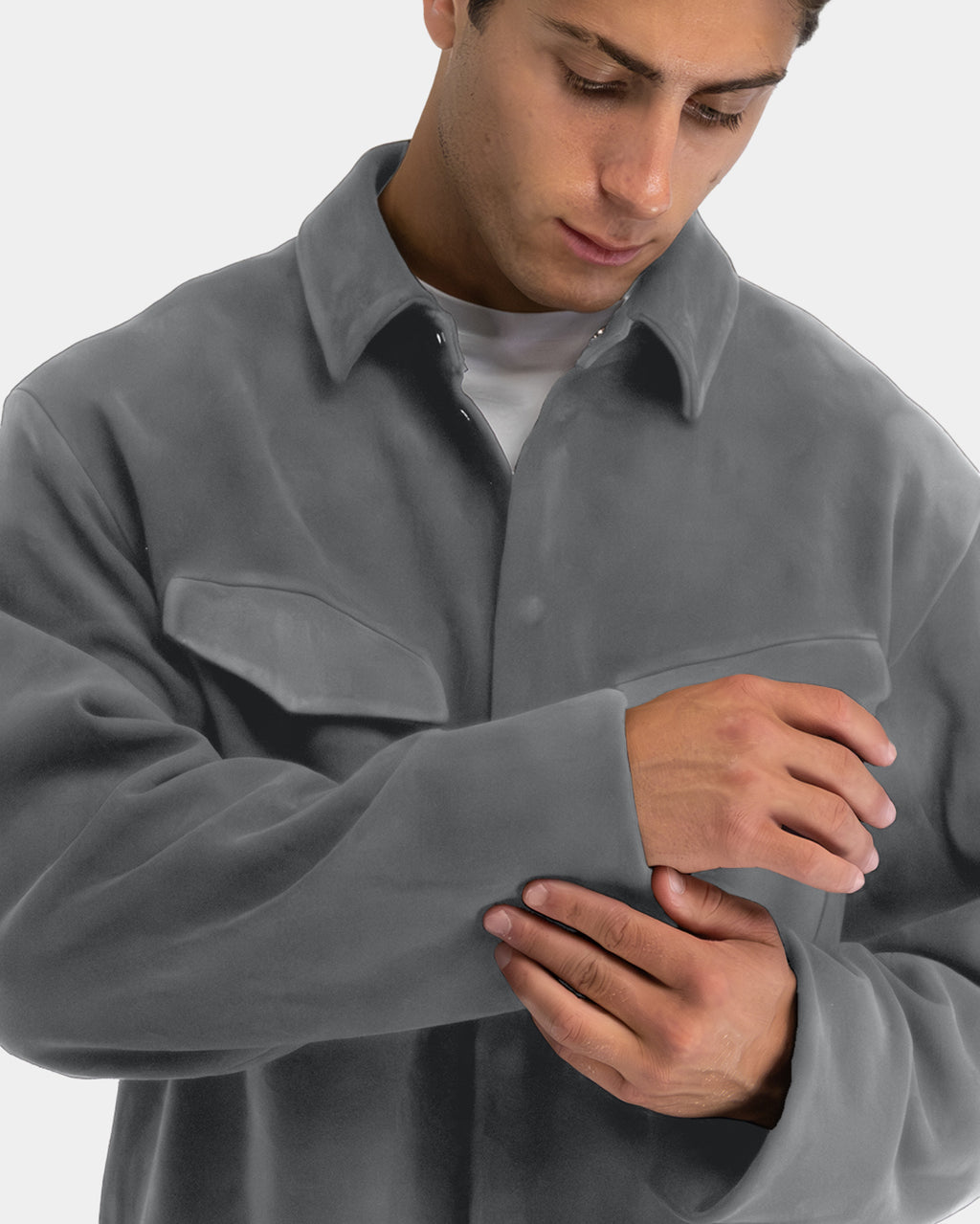 Arc Leather Shirt