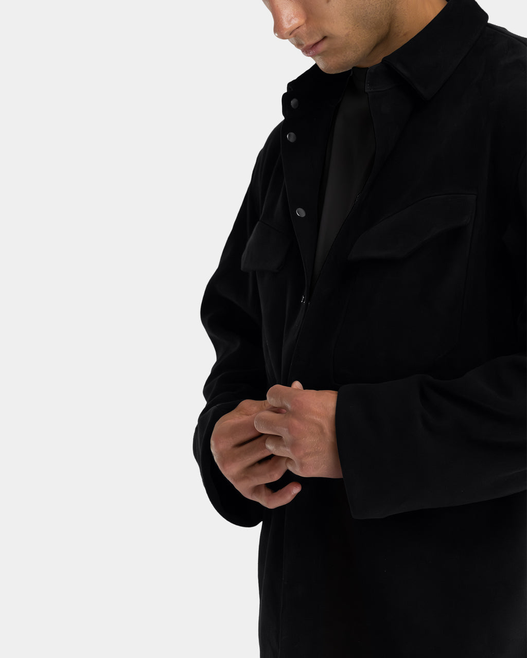 Arc Leather Shirt