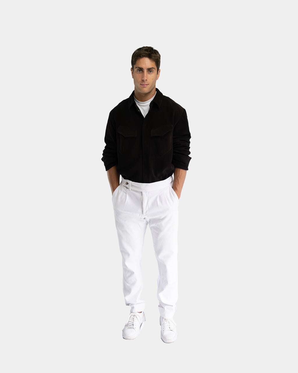 Arc Leather Shirt