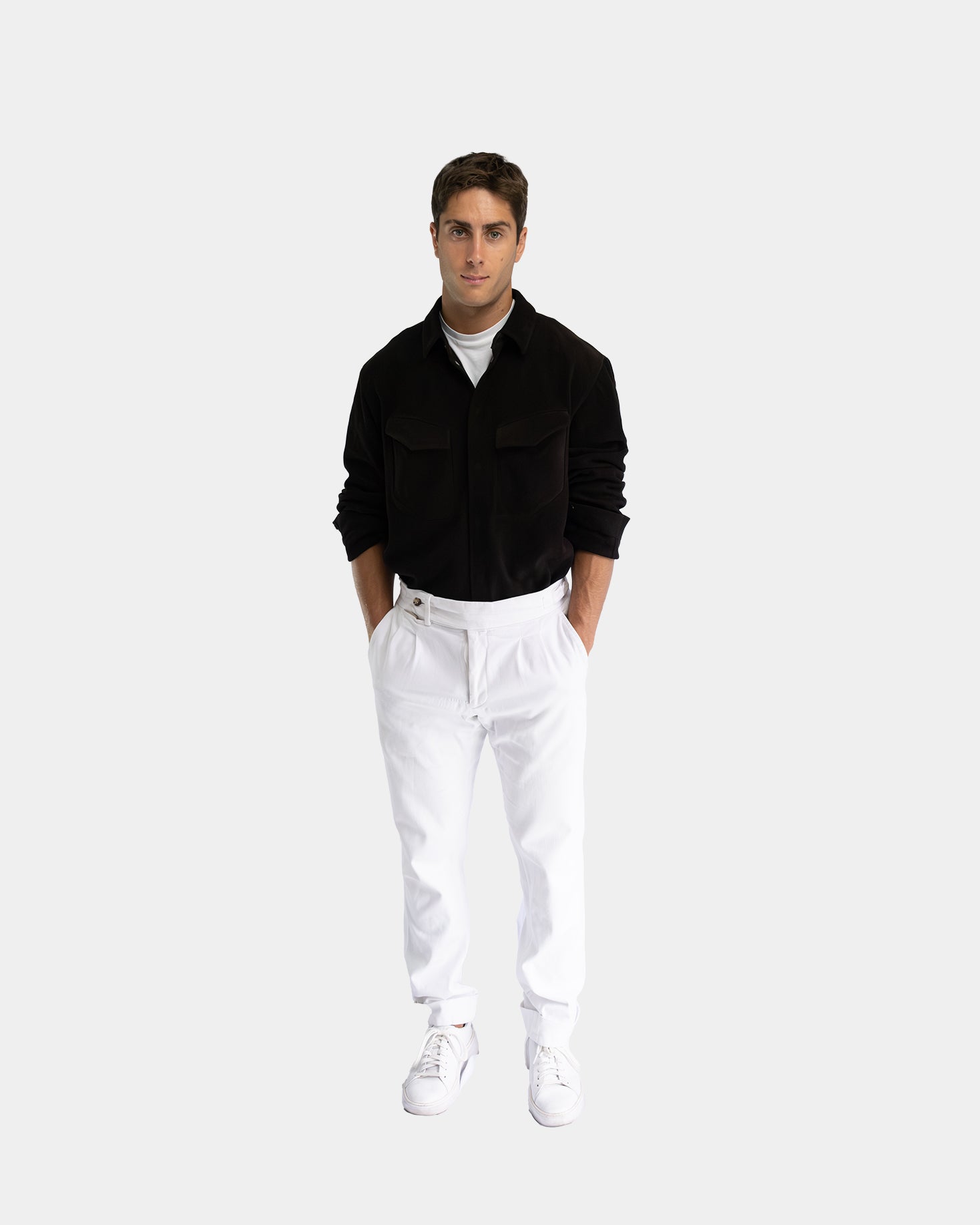 Arc Leather Shirt