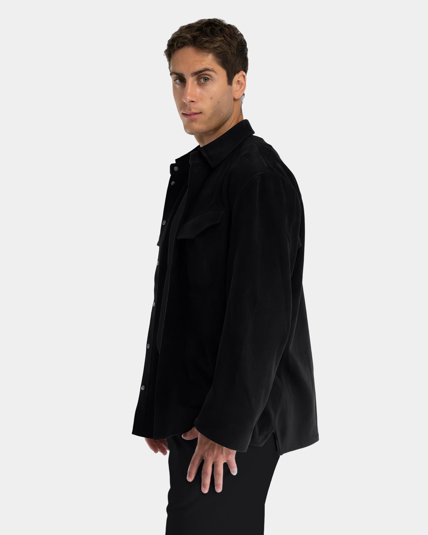 Arc Leather Shirt