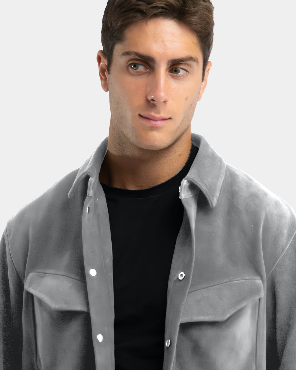 Arc Leather Shirt