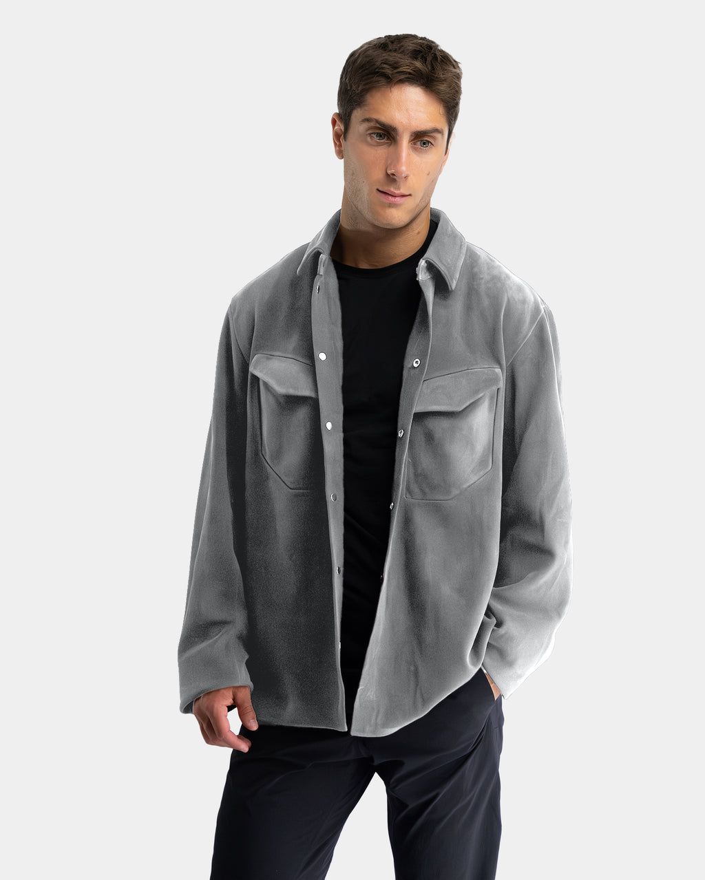 Arc Leather Shirt