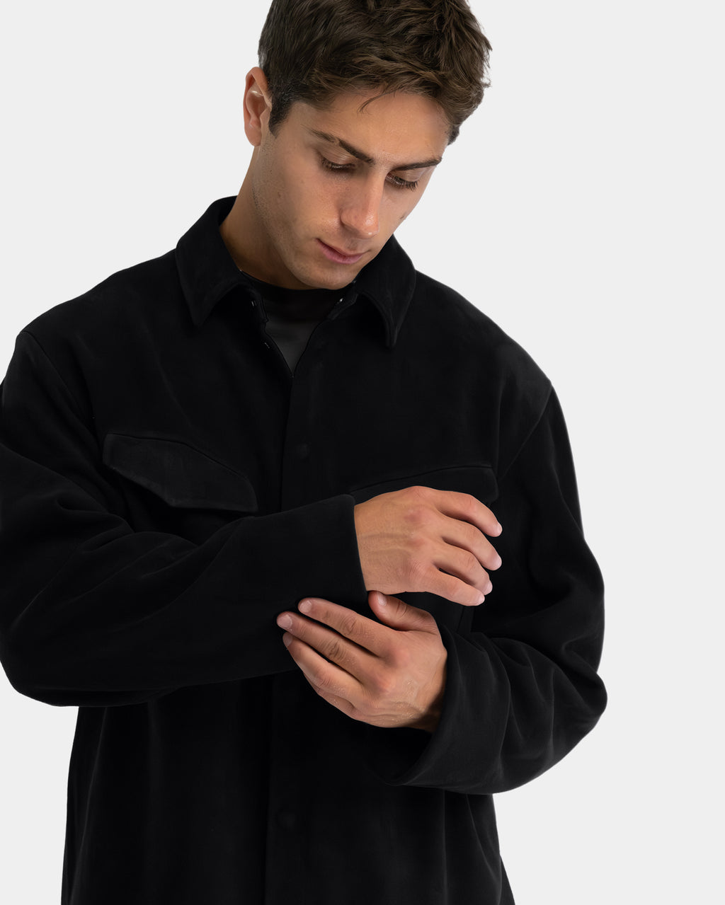 Arc Leather Shirt