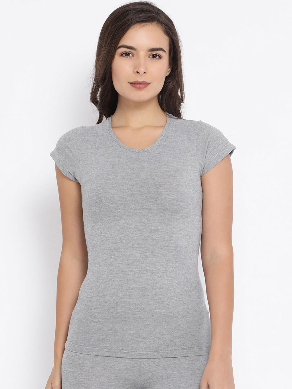 Miyabi Round Neck Half Sleeve Thermal- Womens