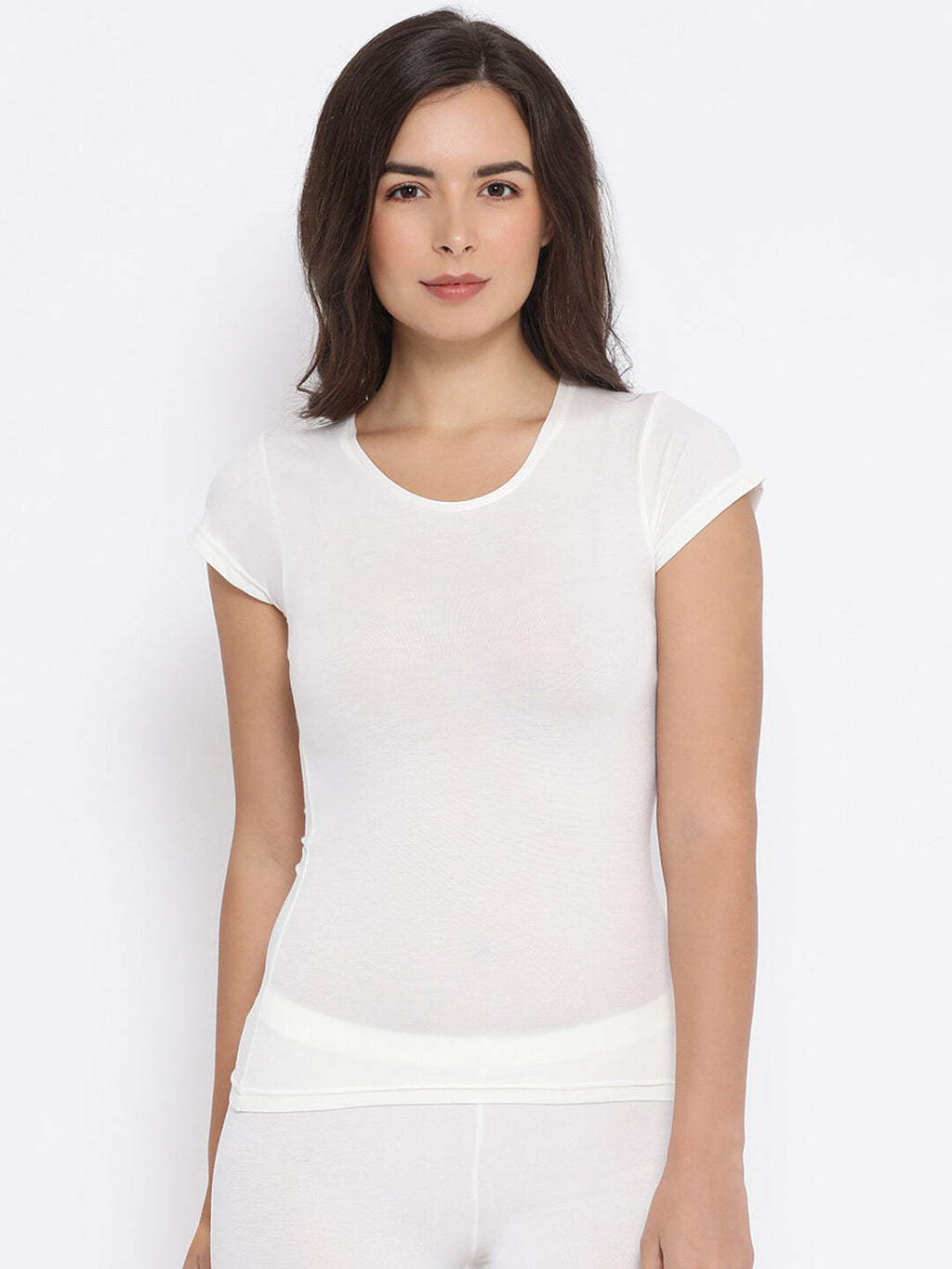 Miyabi Round Neck Half Sleeve Thermal- Womens
