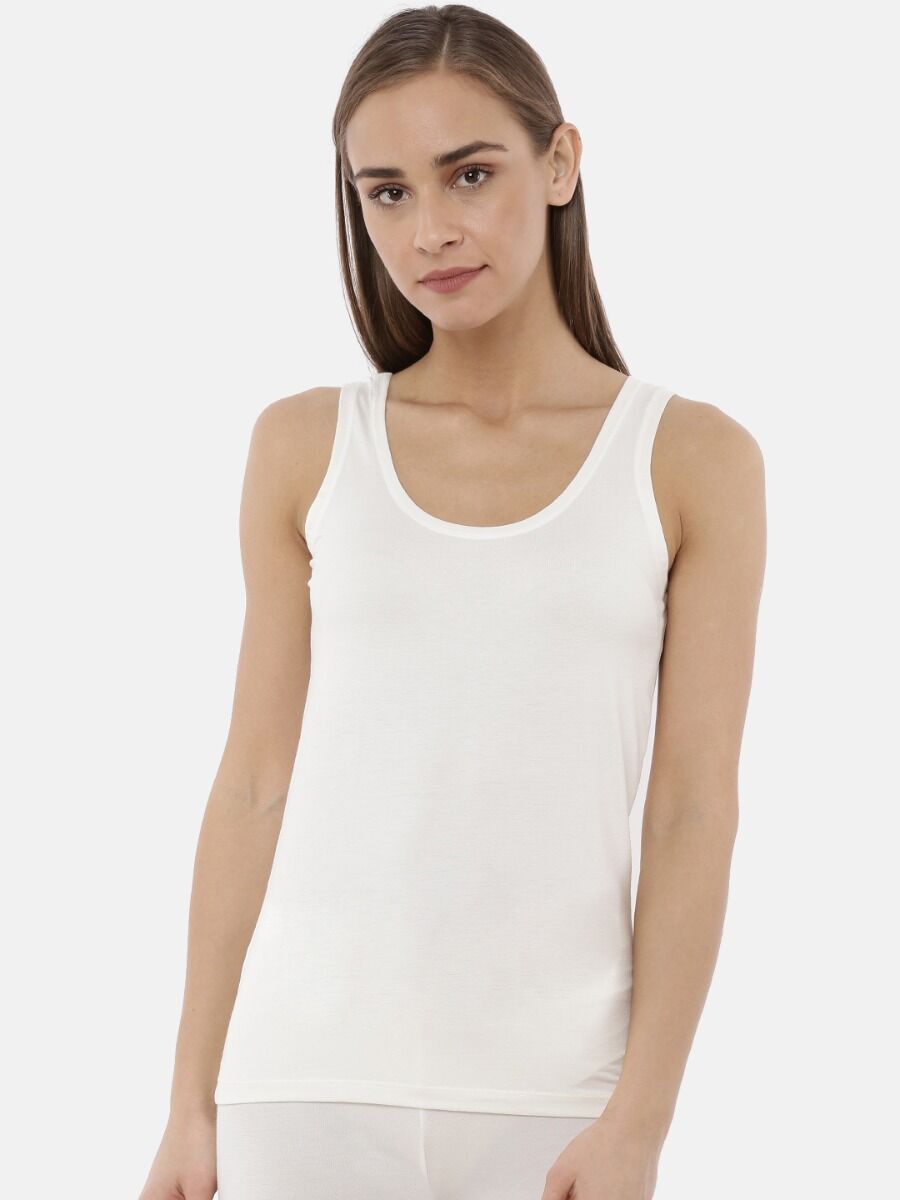 Miyabi Deep Neck Camisole Thermal- Womens