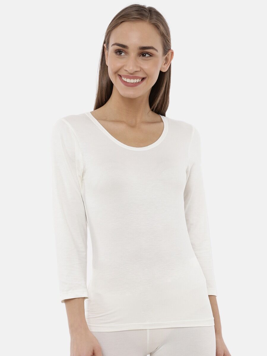 Miyabi Full Sleeve Deep Neck Thermal- Womens