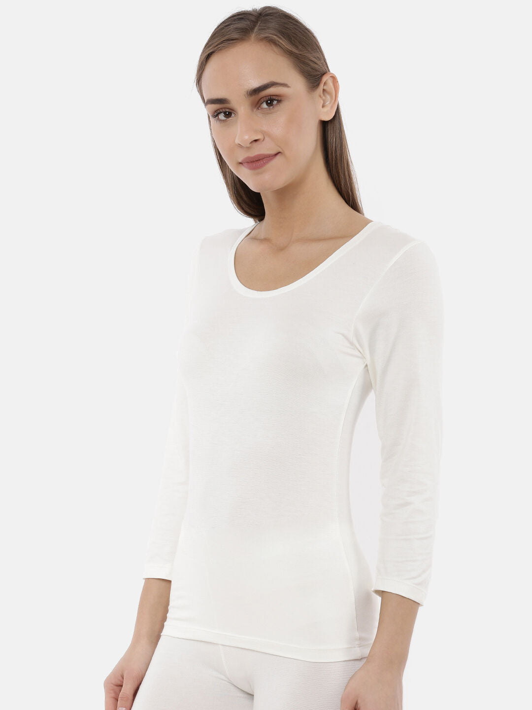 Miyabi Full Sleeve Deep Neck Thermal- Womens