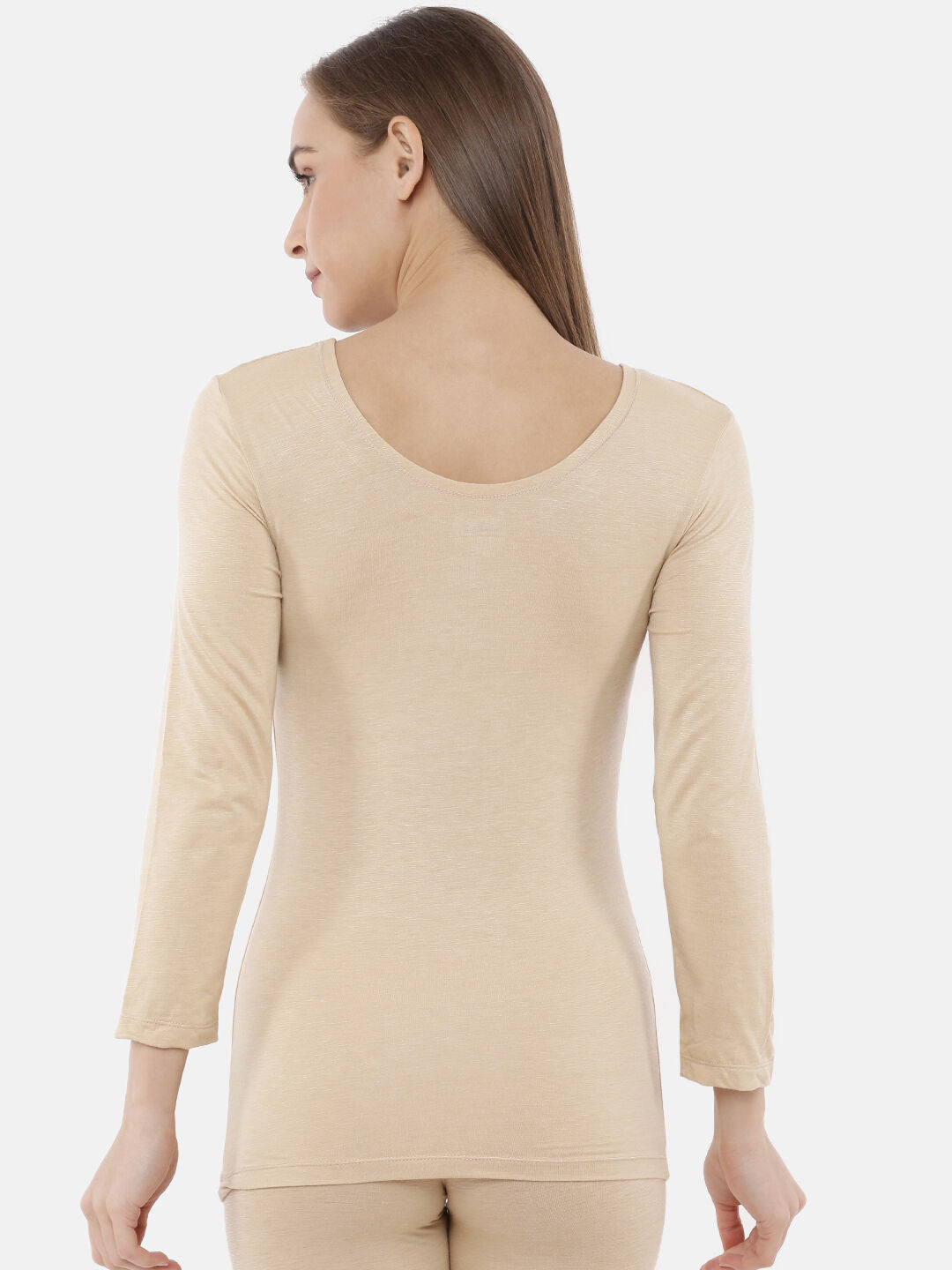 Miyabi Full Sleeve Deep Neck Thermal- Womens