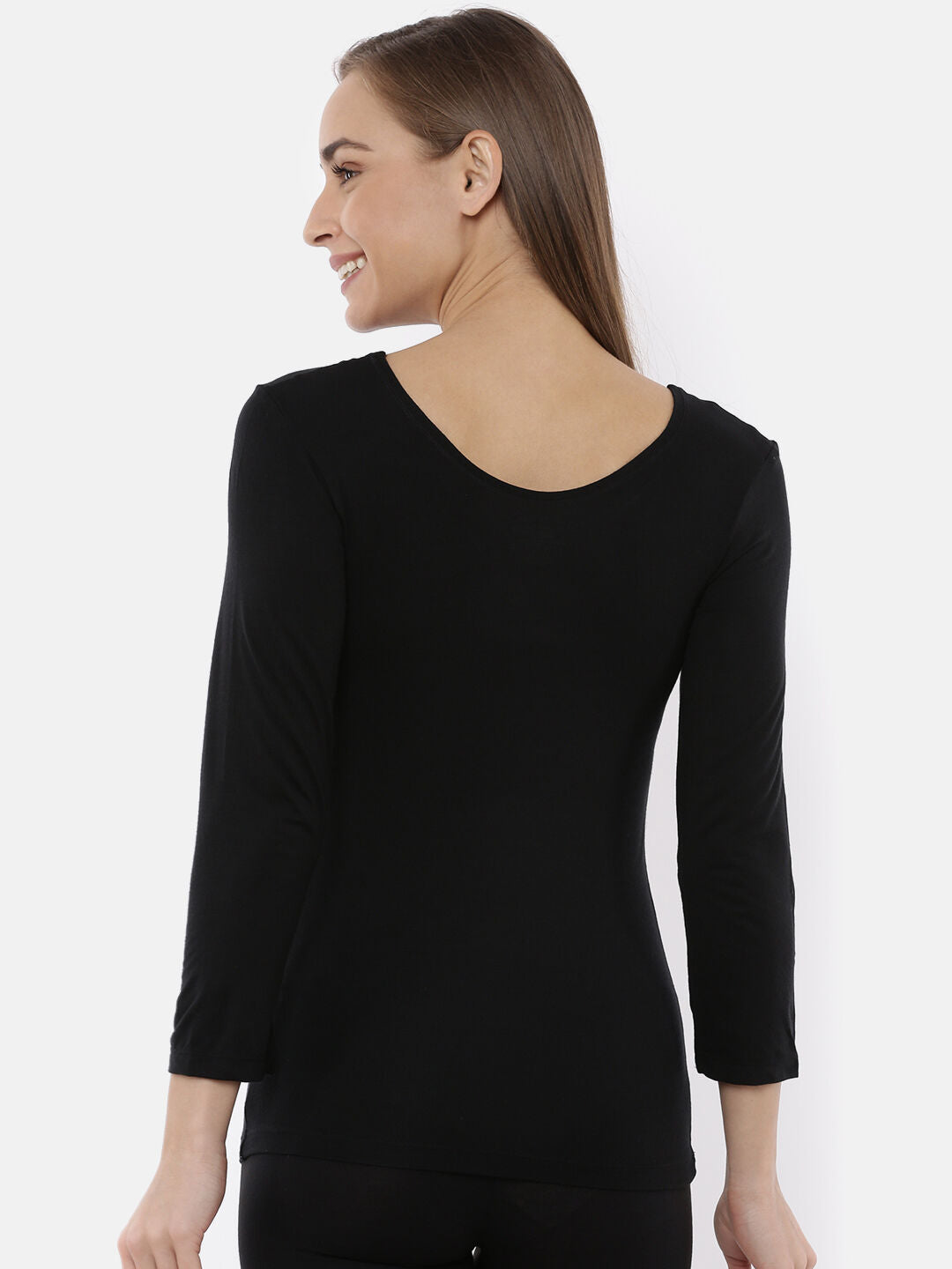 Miyabi Full Sleeve Deep Neck Thermal- Womens