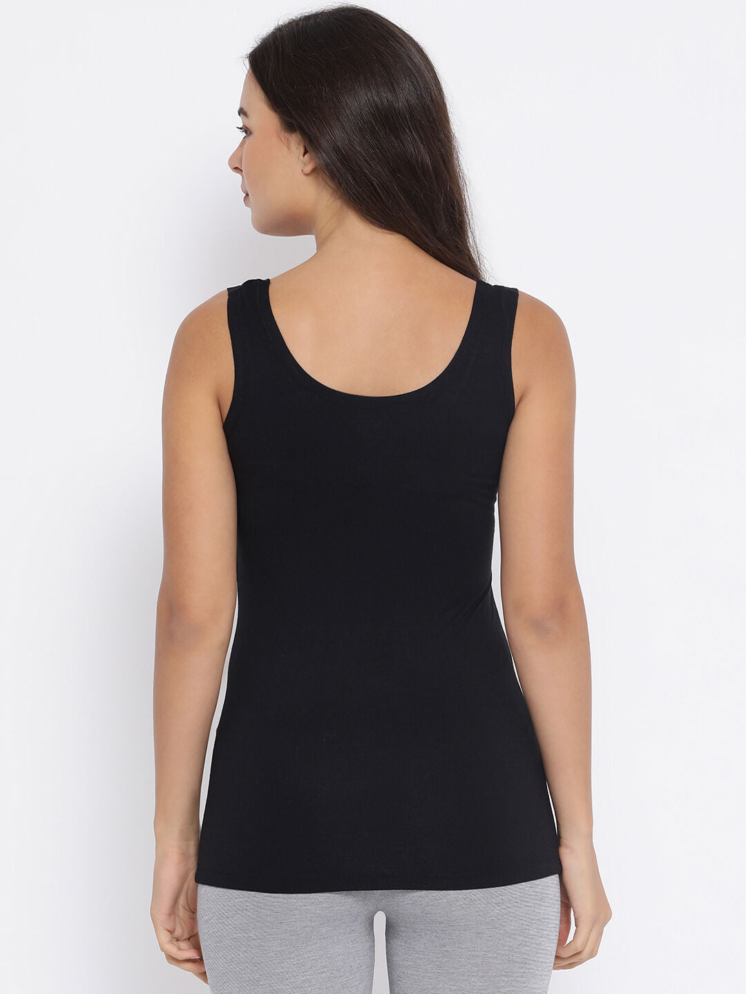 Miyabi Deep Neck Camisole Thermal- Womens