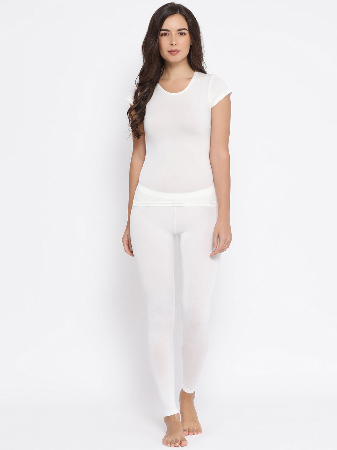 Miyabi Round Neck Half Sleeve Thermal- Womens
